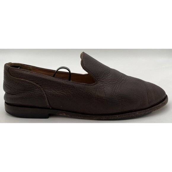 Tecovas “The Monterrey” Slip On Loafer Brown Bison Leather Men’s Size 8.5D main image 5